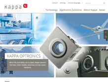 Tablet Screenshot of kappa-optronics.com